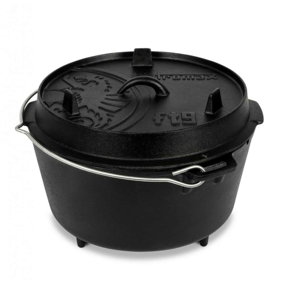 Camp & Garden * | Petromax Ft9 9-Quart Cast Iron Dutch Oven Wholesale