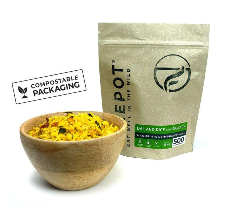 Camp & Garden * | Firepot Foods Dal And Rice With Spinach Reg 135G Gf Lf Vegan Compostable Pack Dofe Approved Popular