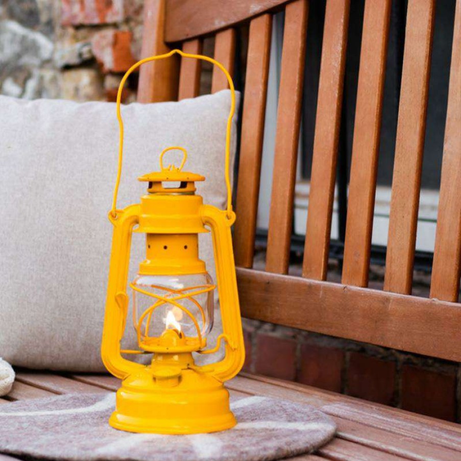 Camp & Garden * | Feuerhand Baby Special 276 Hurricane Lantern Signal Yellow Quality Guarantee