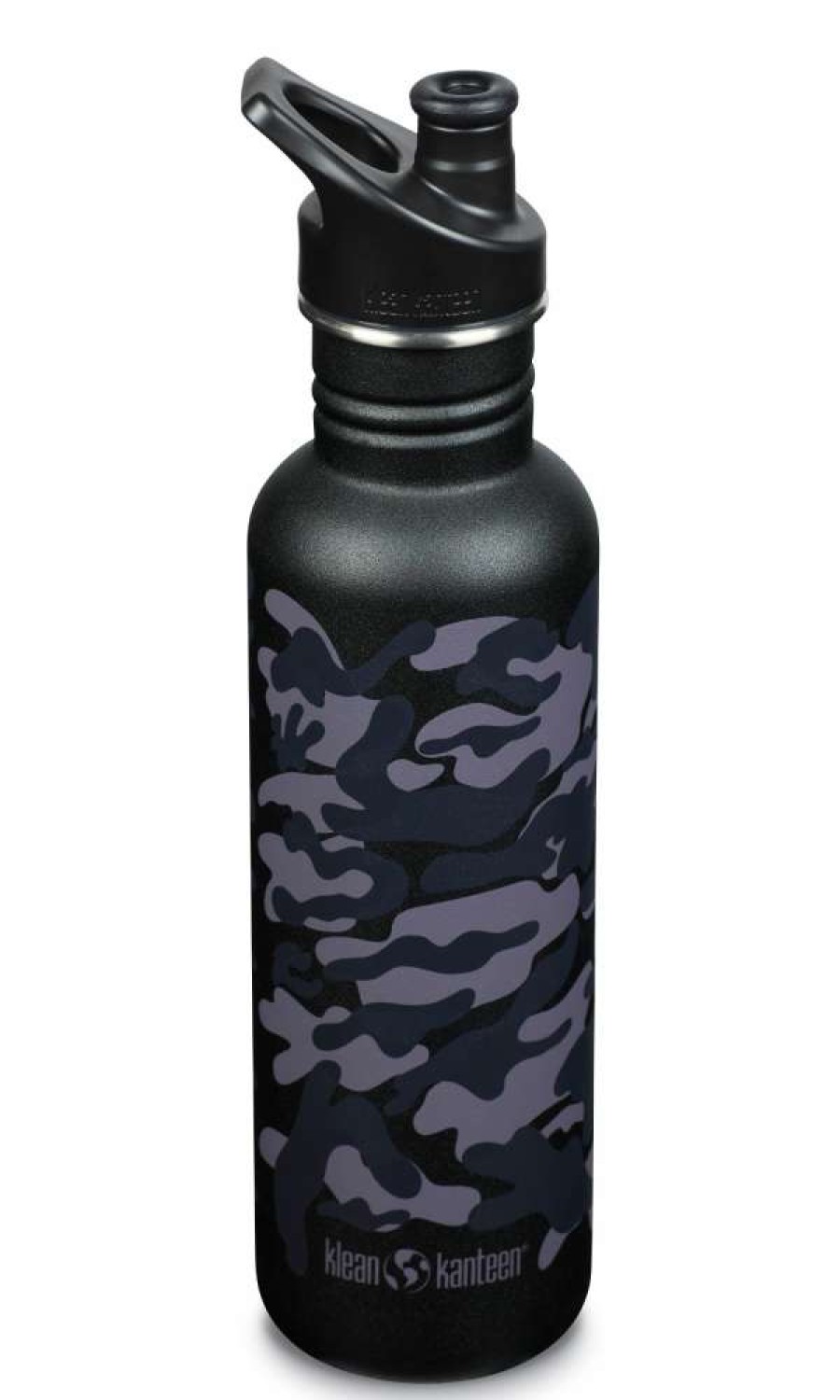 Camp & Garden * | Klean Kanteen Classic Bottle Sport Cap 800Ml 27Oz Black Camo Top Sellers