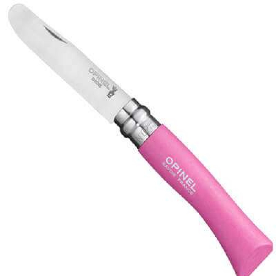 Camp & Garden * | Opinel No.7 Round-Ended Knife Pink Special Offers