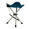 Camp & Garden * | Vango Balmoral Aluminium Folding Stool Mykonos Blue Top Sellers