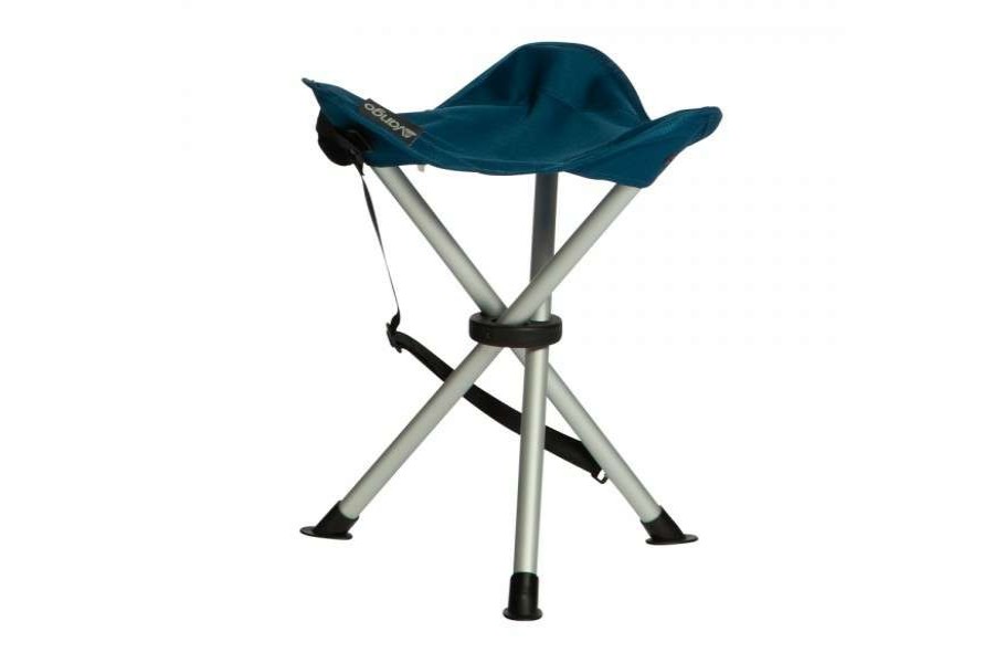 Camp & Garden * | Vango Balmoral Aluminium Folding Stool Mykonos Blue Top Sellers