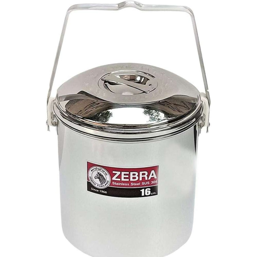 Camp & Garden * | Zebra Loop Handled Pot 16Cm 3.5 Litre Camping Billy Pot Sale Online