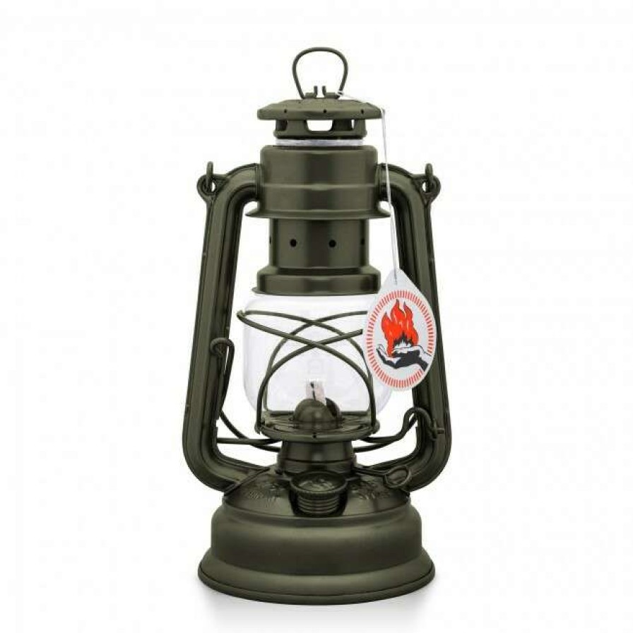 Camp & Garden * | Feuerhand Hurricane Lantern Olive Exactly Discount