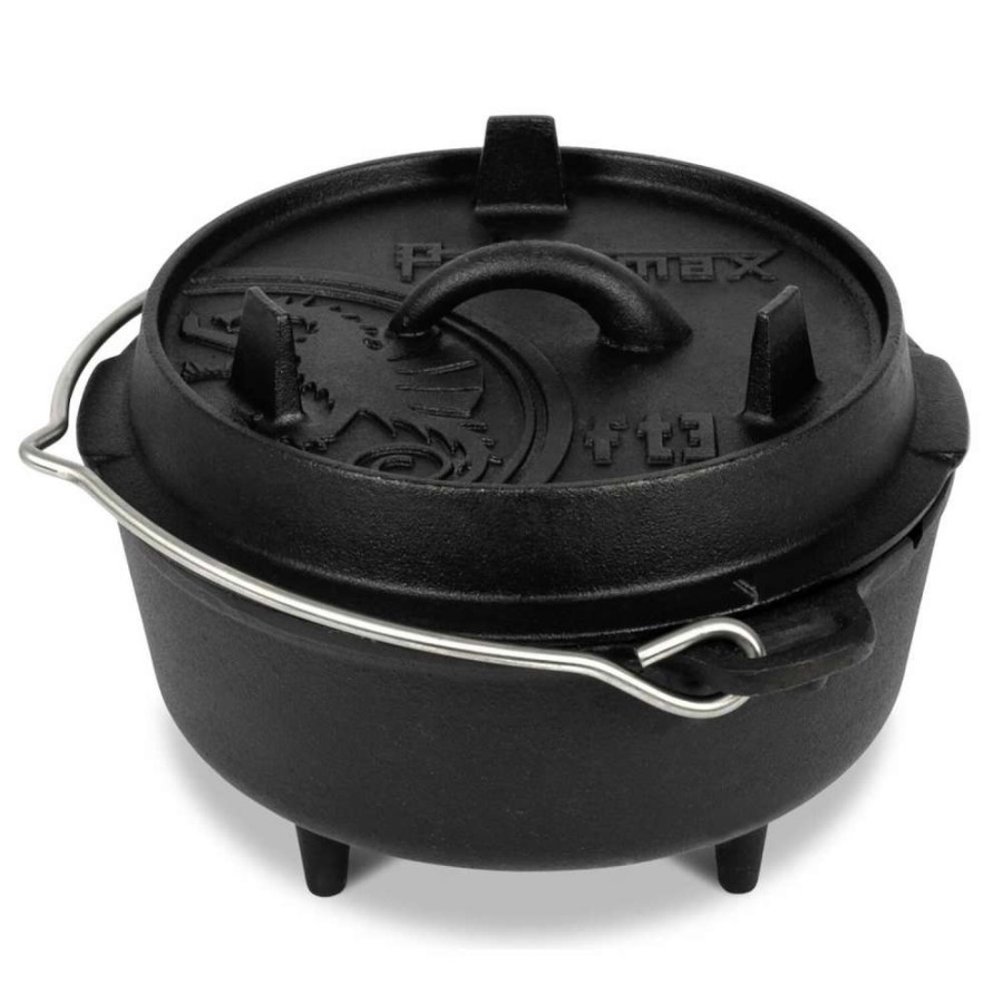 Camp & Garden * | Petromax Ft3 3-Quart Cast Iron Dutch Oven Online