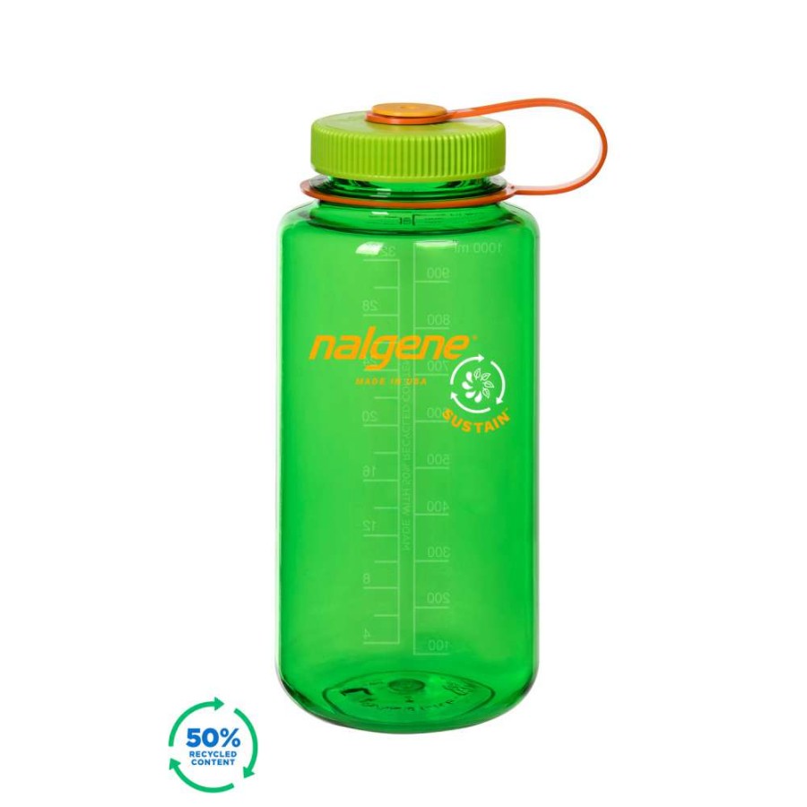 Camp & Garden * | Nalgene Tritan Sustain Melon Ball 1 Litre Bottle Fire Sale