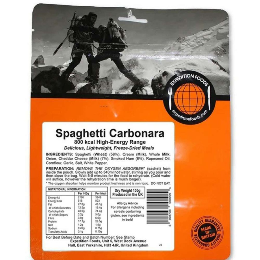 Camp & Garden * | Expedition Foods Freeze Dried Spaghetti Carbonara Top Sellers