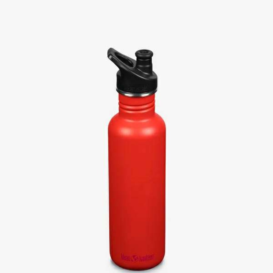 Camp & Garden * | Klean Kanteen Classic Bottle Sport Cap 800Ml 27Oz Tiger Lily 100% Guarantee