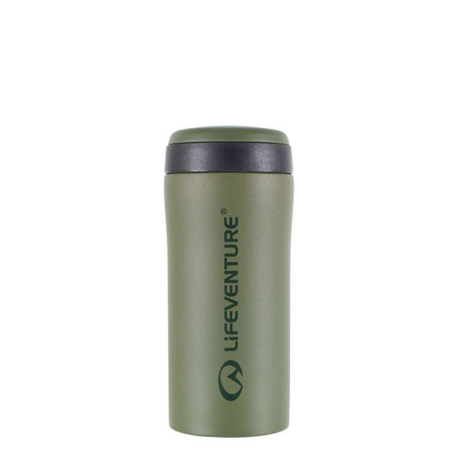 Camp & Garden * | Lifeventure Thermal Mug Khaki Quality Guarantee