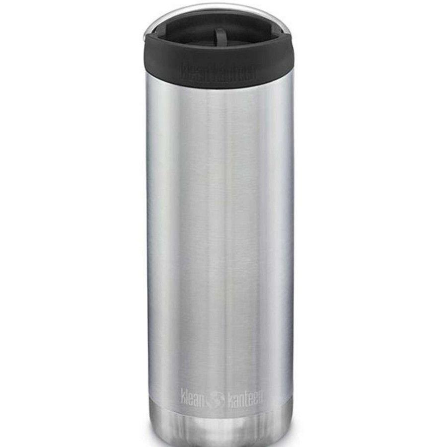 Camp & Garden * | Klean Kanteen Tk Wide Insulated Flask 473Ml 16Oz Brushed Stainless With Cafe Cap Special Offers