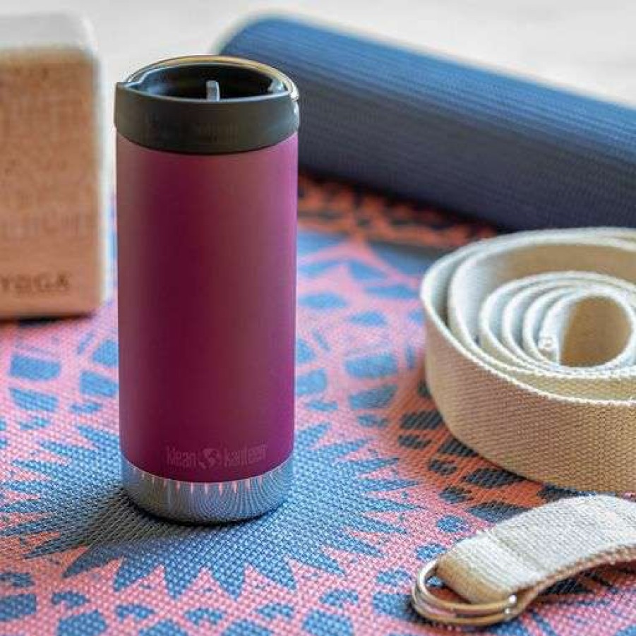 Camp & Garden * | Klean Kanteen Tk Wide Insulated Flask 355Ml 12Oz Purple Potion With Cafe Cap Special Offers