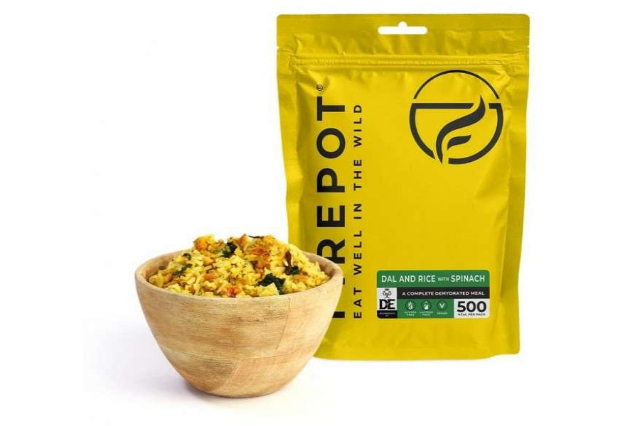 Camp & Garden * | Firepot Foods Freeze Dried Dal And Rice With Spinach Reg 135G Gf Lf Vegan Dofe Approved Online Sale