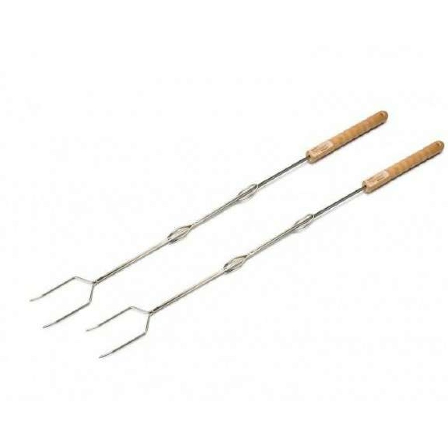 Camp & Garden * | Petromax Campfire Stainless Steel Toasting Fork Pair Ls1 36 Inches Long Quick Delivery