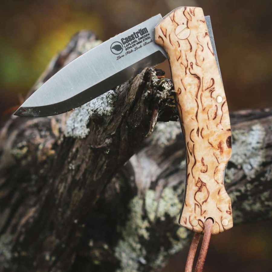 Camp & Garden * | Lars Falt Lock Back Folding Bushcraft Knife Promotion