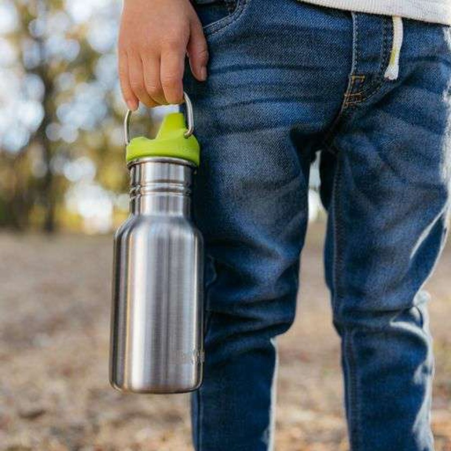 Camp & Garden * | Klean Kanteen Narrow Sippy 355Ml/12Oz Brushed Stainless Promotion