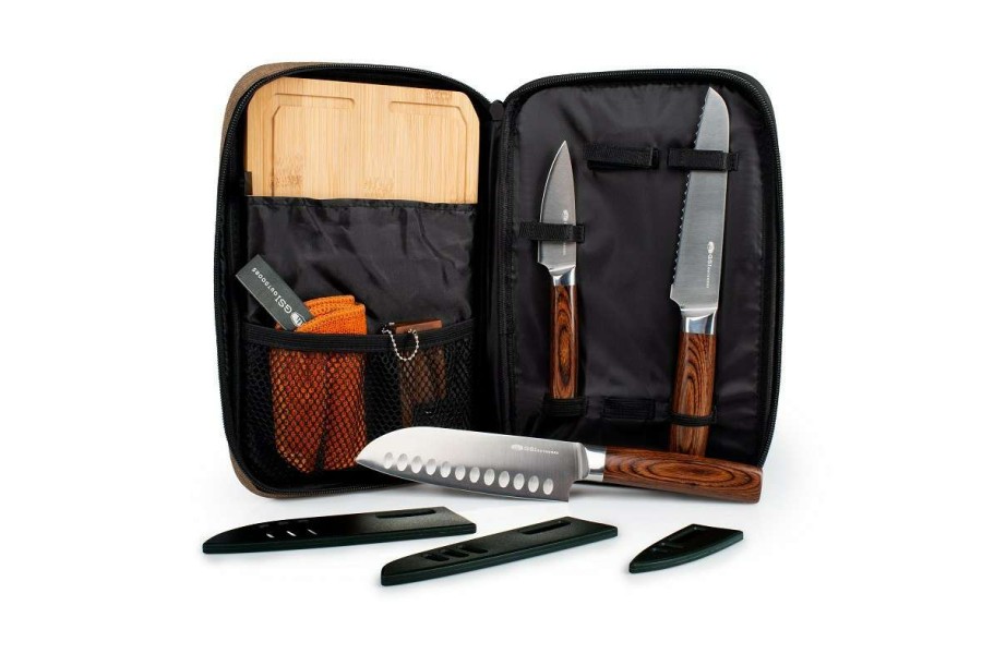 Camp & Garden * | Gsi Rakau Camp Cooking 3 Piece Gourmet Knife Set Promotion