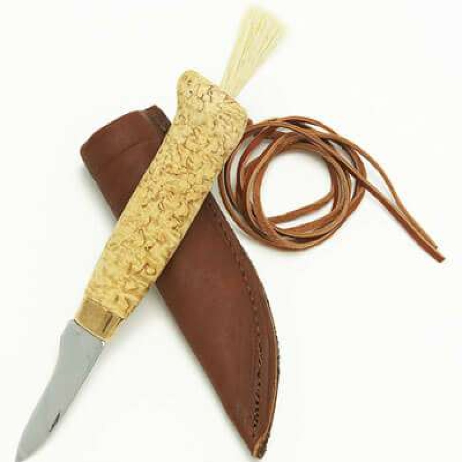 Camp & Garden * | Wood Jewel Mushroom Picking Knife Sale Online