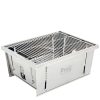 Camp & Garden * | Proq Flatdog Folding Stainless Steel Bbq With Discount