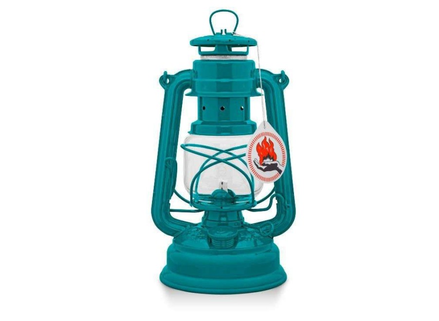 Camp & Garden * | Feuerhand Baby Special 276 Hurricane Lantern Teal Blue Top Sellers