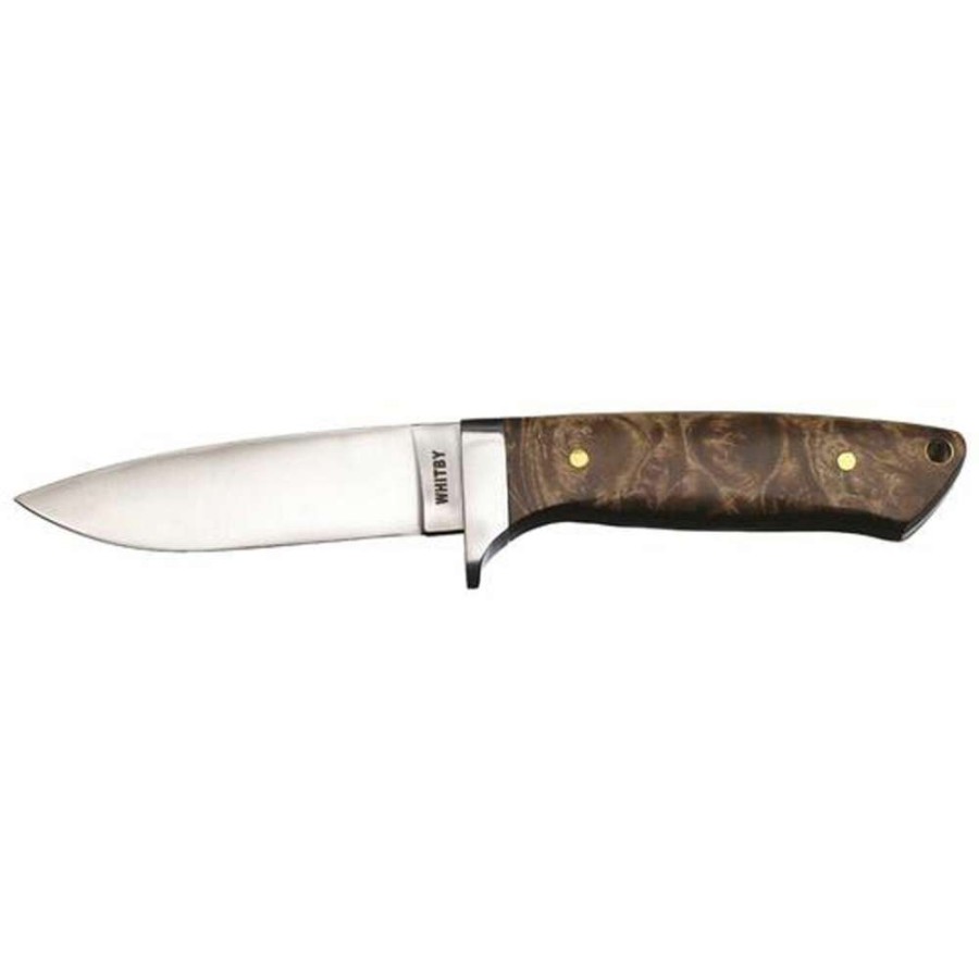 Camp & Garden * | Whitby Sheath Knife Hk330 Walnut Handle Excellent Quality