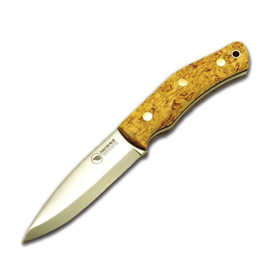 Camp & Garden * | Casstrom No.10 Swedish Forest Knife Curly Birch Handle Carbon Blade Excellent Quality