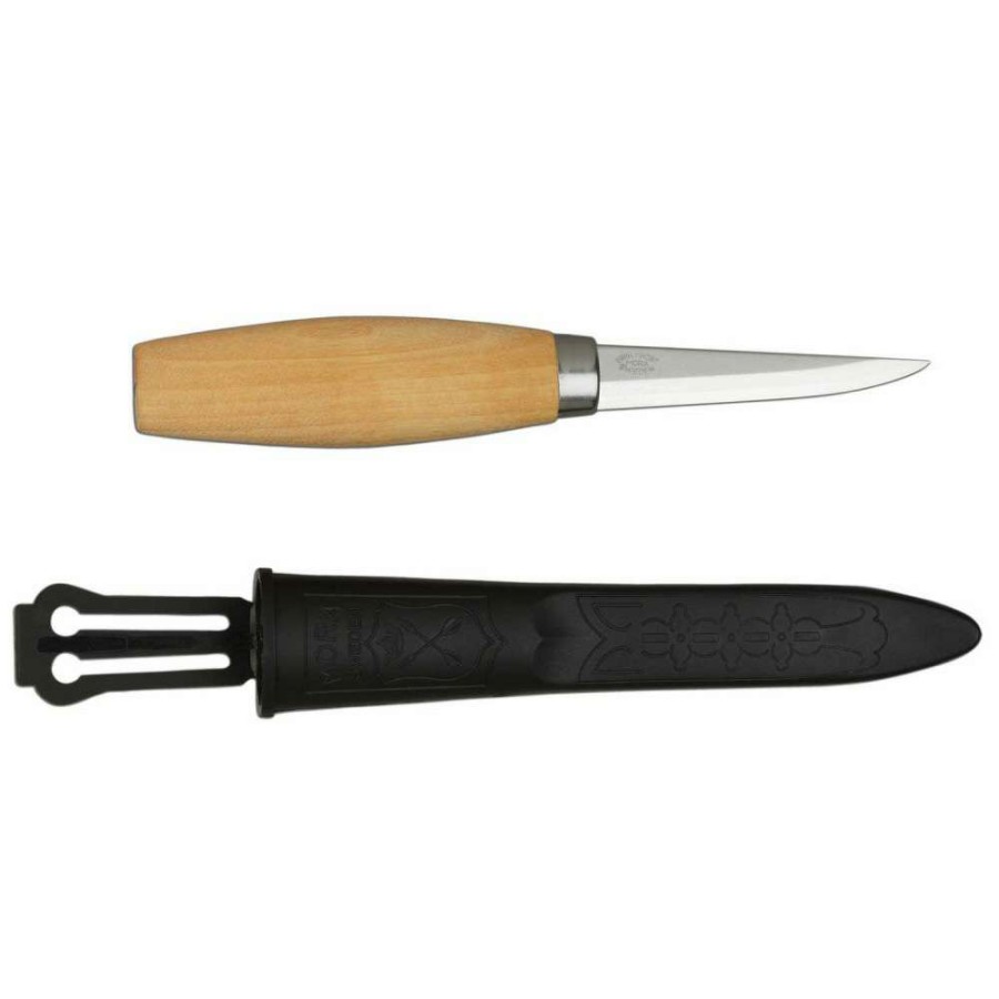 Camp & Garden * | Mora Carbon Carving Knife 106 Long Blade Exactly Discount