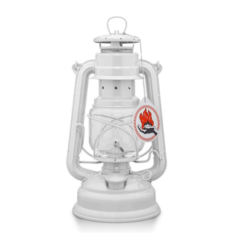 Camp & Garden * | Feuerhand Baby Special 276 Hurricane Lantern Pure White Crazy Deals