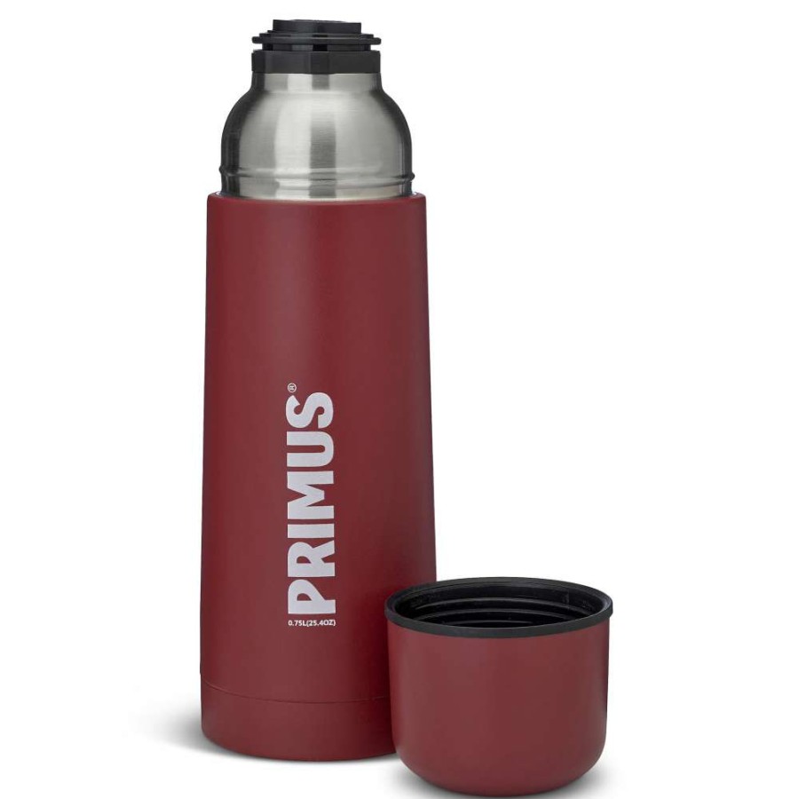 Camp & Garden * | Primus Vacuum Bottle 0.75L Ox Red Excellent Quality