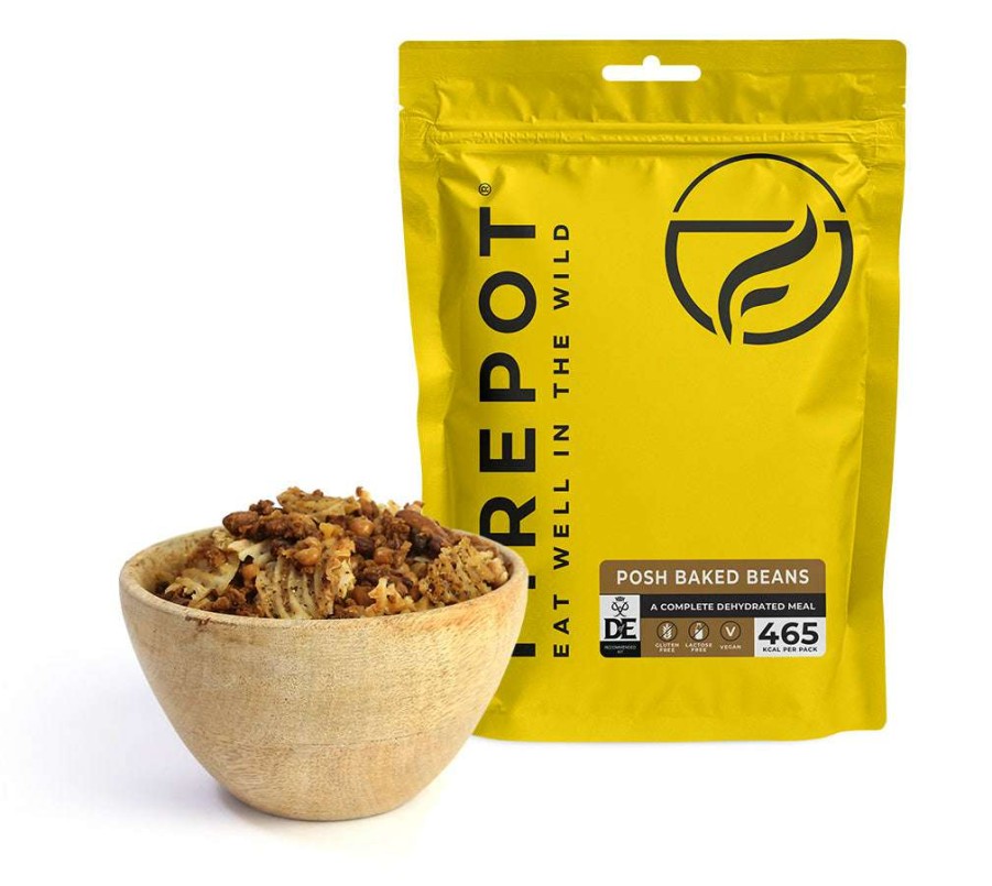 Camp & Garden * | Firepot Foods Posh Baked Beans Vegan Dehydrated Camping Meal Reg 135G Gf Lf Dofe Approved Quick Delivery