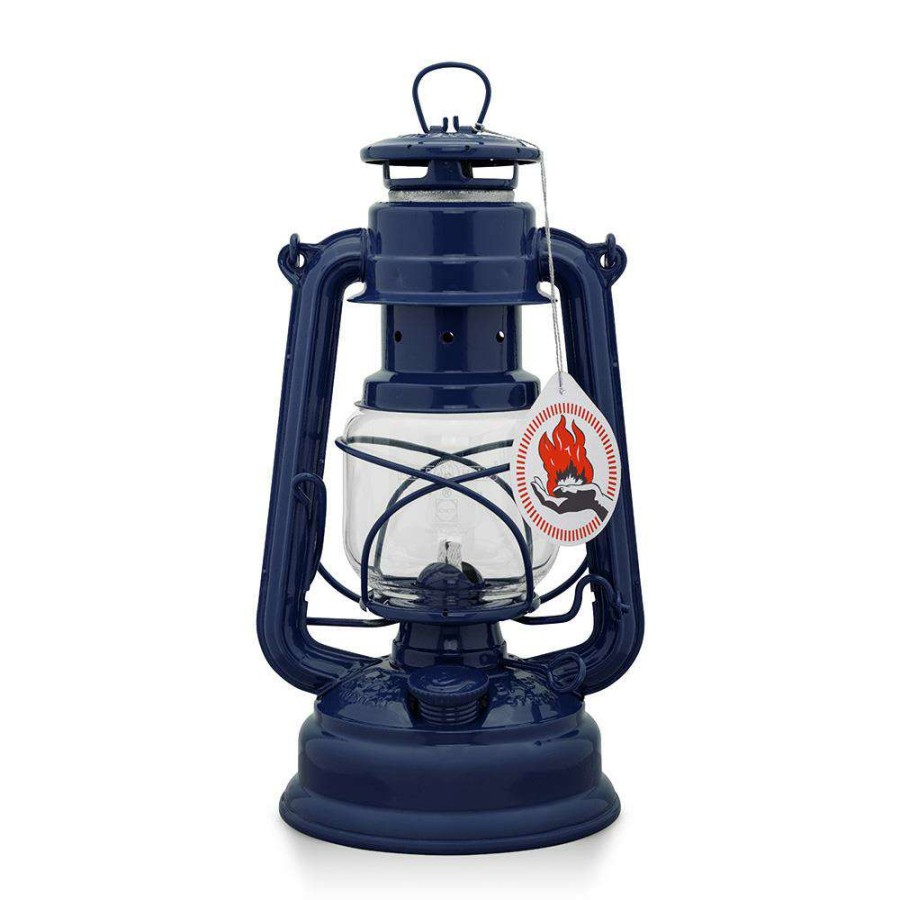 Camp & Garden * | Feuerhand Baby Special 276 Hurricane Lantern Cobalt Blue New In