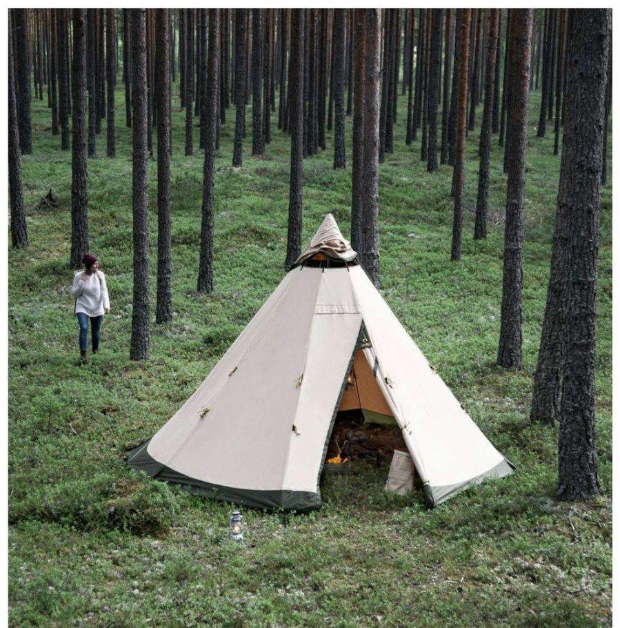 Camp & Garden * | Tentipi Safir 7 Nordic Tipi Tent In Eco Hemp Low Carbon Fabric New In