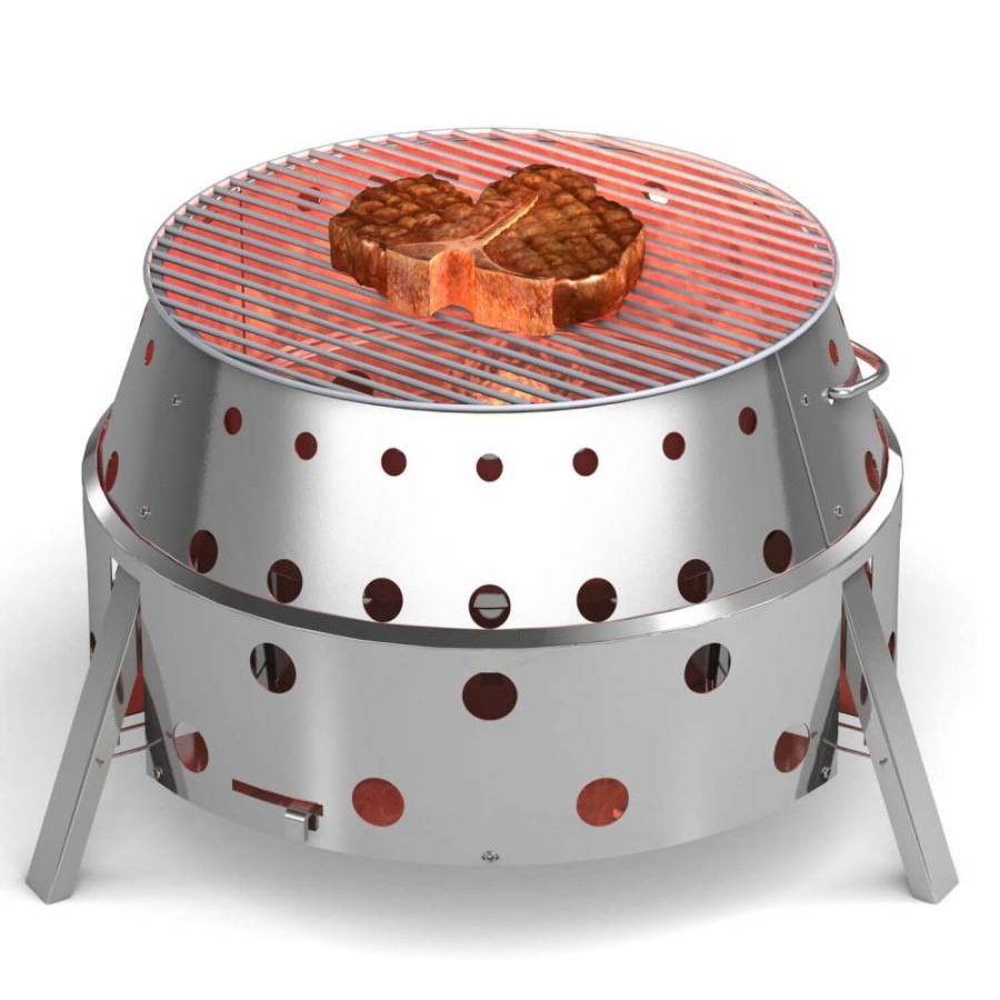 Camp & Garden * | Petromax Atago Charcoal And Wood Stove Oven Barbecue Firepit Online Sale