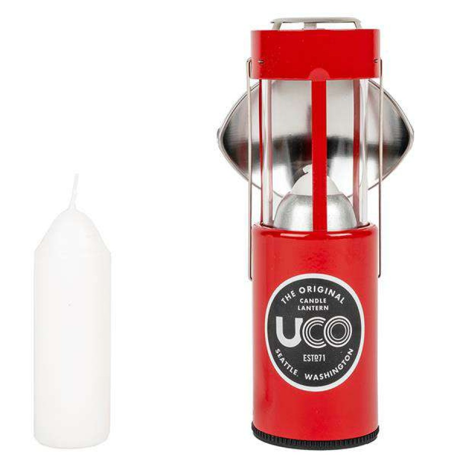 Camp & Garden * | Uco Original Candle Lantern Kit 2.0 Red Crazy Deals