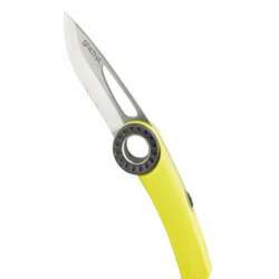 Camp & Garden * | Petzl Spatha Climbers Knife Yellow Crazy Deals