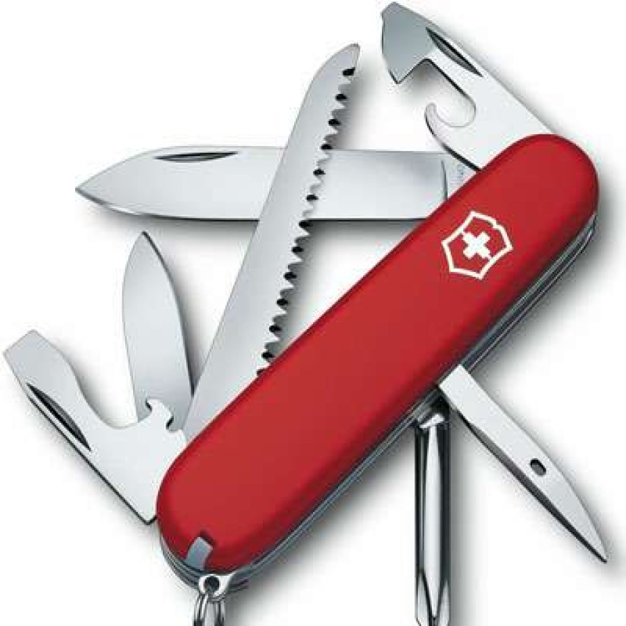 Camp & Garden * | Victorinox Hiker Red Swiss Army Knife Top Sellers