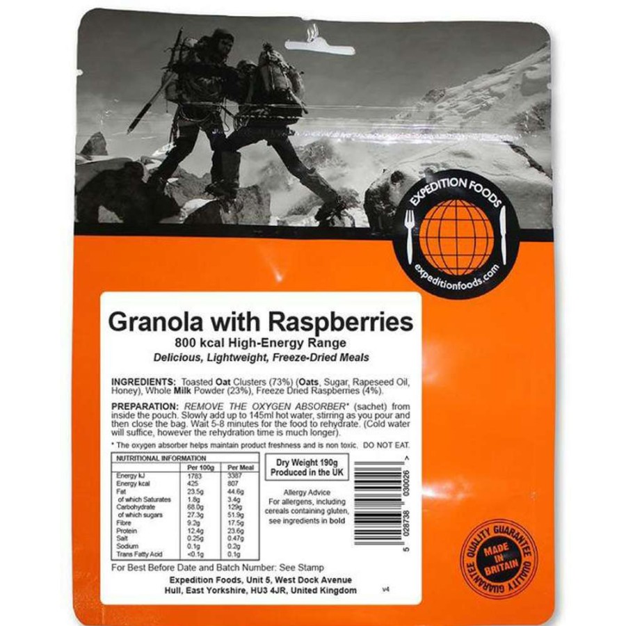 Camp & Garden * | Expedition Foods Freeze Dried Granola With Raspberries 800Kcal Excellent Quality