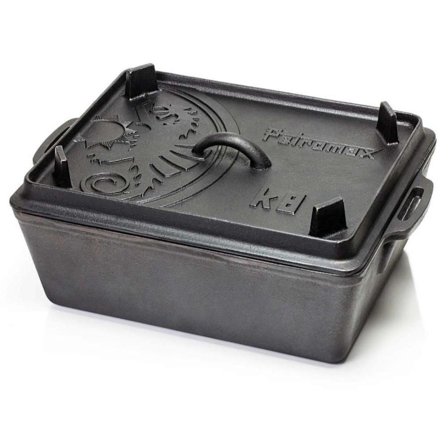 Camp & Garden * | Petromax K8 Large Cast Iron Loaf Pan With Lid Fire Sale