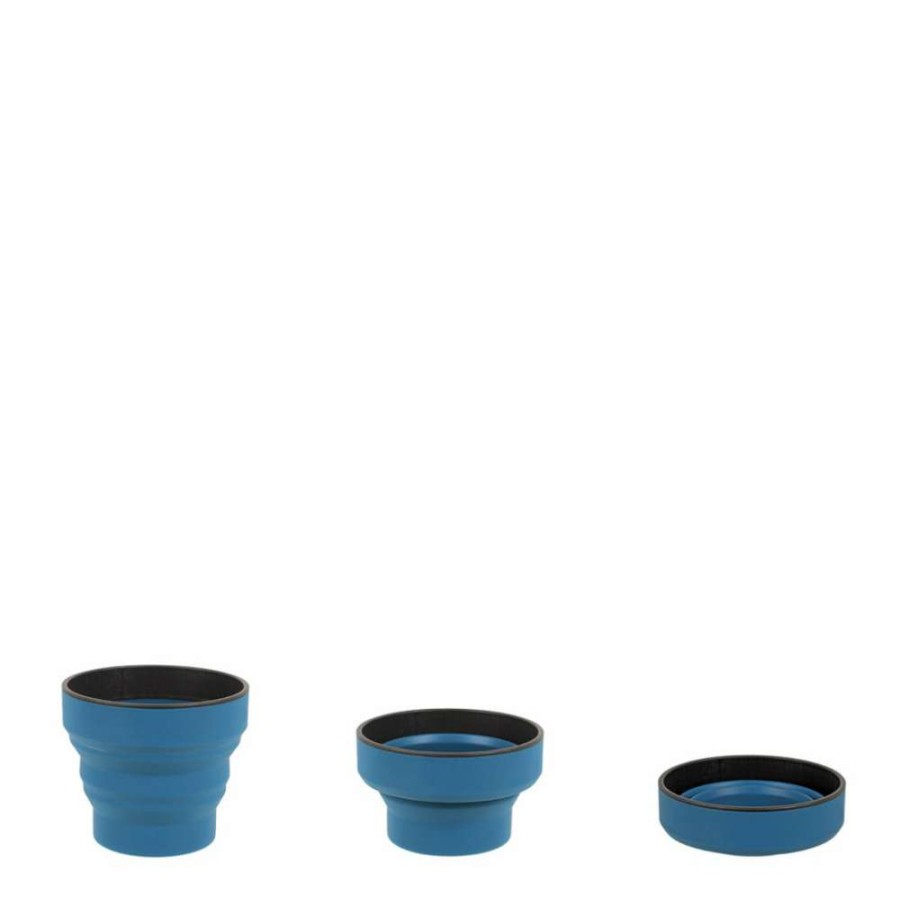 Camp & Garden * | Lifeventure Ellipse Collapsible Cup Navy Blue Popular