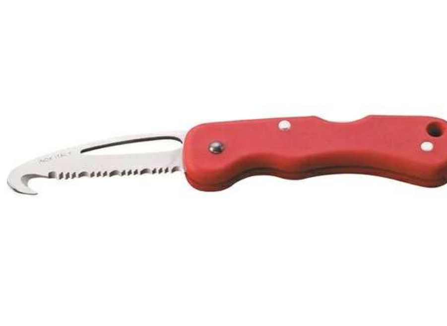 Camp & Garden * | Whitby Lk259 Rescue Hook Knife Red Popular