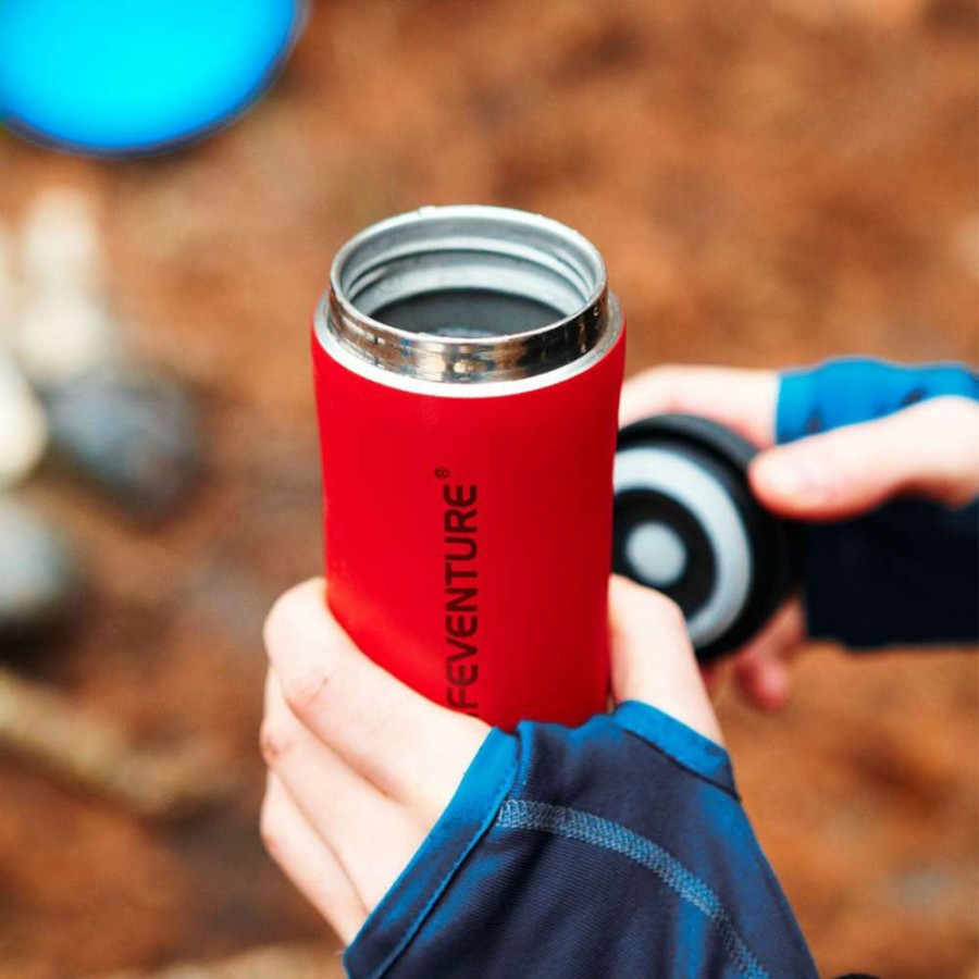 Camp & Garden * | Lifeventure Thermal Mug Matt Red Quick Delivery