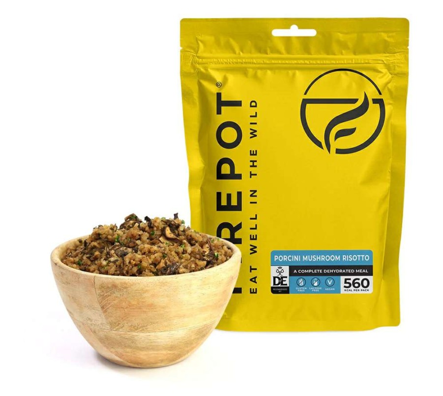 Camp & Garden * | Firepot Foods Porcini Mushroom Risotto Dehydrated Meal Gf Lf Vegan 135G Dofe Approved Sale Online