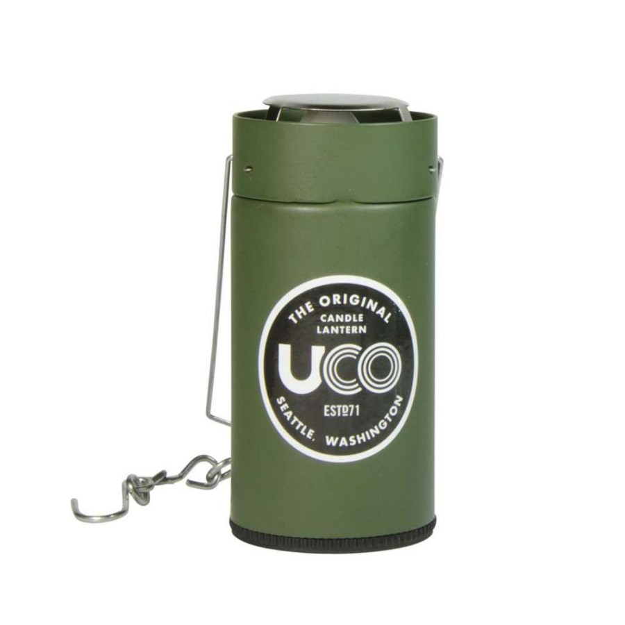 Camp & Garden * | Uco Original Candle Lantern Anodised Green Top Sellers