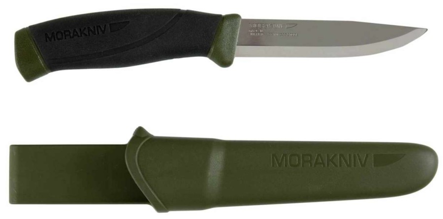 Camp & Garden * | Mora Companion 860 Stainless Steel Black And Military Green Promotion